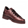 Women casual shoes 6026 bordo pearl combined