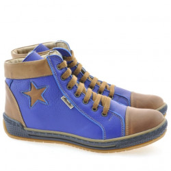 Women boots 3274 indigo+brown