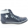 Women boots 3274 indigo+white