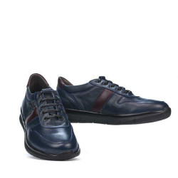 Men sport shoes 885 indigo+bordo