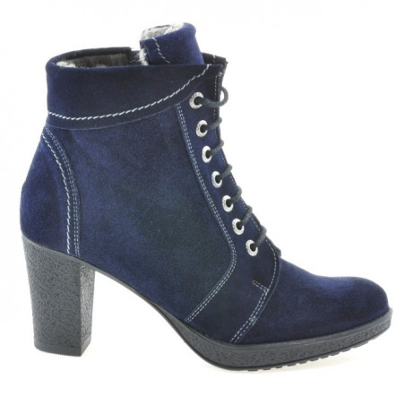 Women boots 3231 indigo velour
