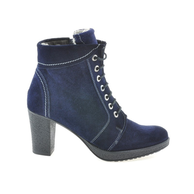 Women boots 3231 indigo velour