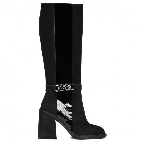 Women knee boots 1185 bufo black combined