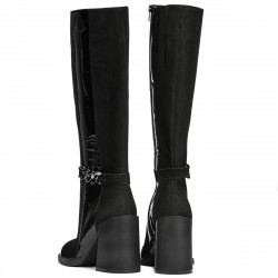 Women knee boots 1185 bufo black combined