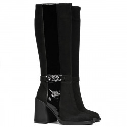 Women knee boots 1185 bufo black combined