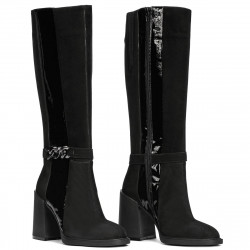 Women knee boots 1185 bufo black combined