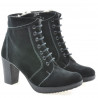 Women boots 3231 black velour