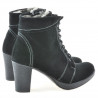 Women boots 3231 black velour