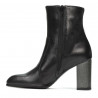 Women boots 1177 black satinat