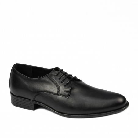 Men stylish, elegant shoes 837 black