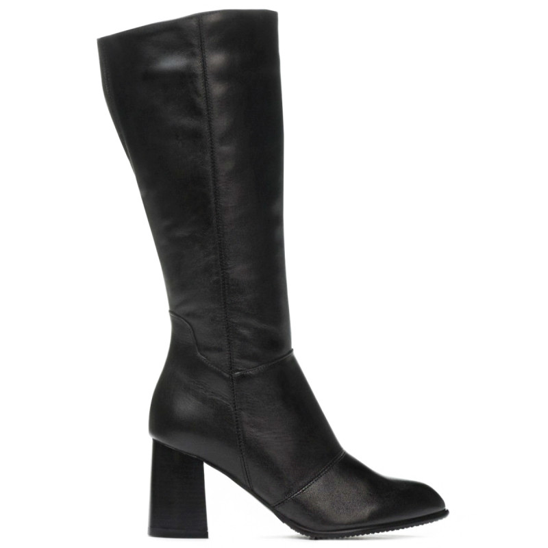 Women knee boots 1176 black