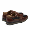 Men sport shoes 833 brown+indigo