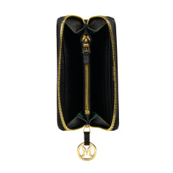 Portofel dama 204g black caviar