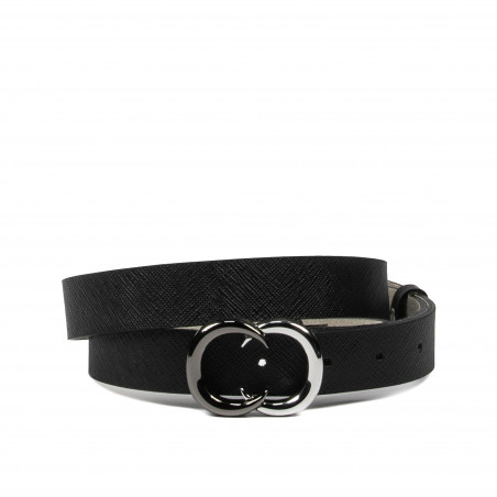 Women belt 37m black presat