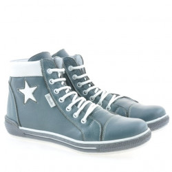 Women boots 3274 gray+white