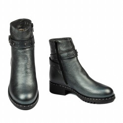 Women boots 3338 gray pearl