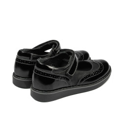 Small children shoes 56c patent black combined