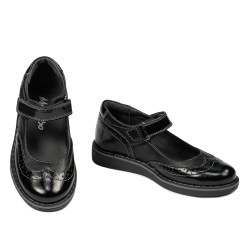 Small children shoes 56c patent black combined