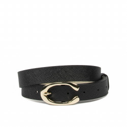 Women belt 35m black presat