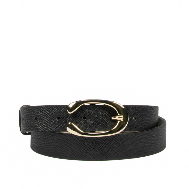 Women belt 35m black presat