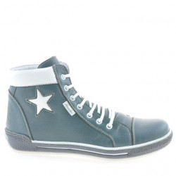 Women boots 3274 gray+white