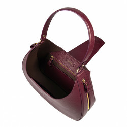 Women shoulder bag 036g burgundy