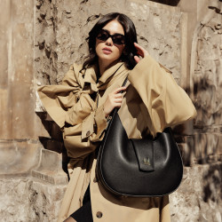 Women shoulder bag 036g black