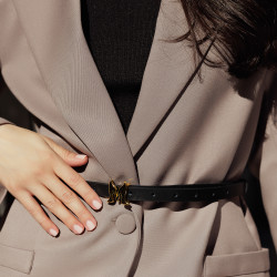 Women belt 42m black lifestyle