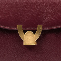 Women shoulder bag 035g burgundy