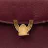 Women shoulder bag 035g burgundy