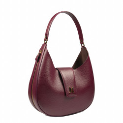 Women shoulder bag 036g burgundy