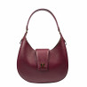 Women shoulder bag 036g burgundy
