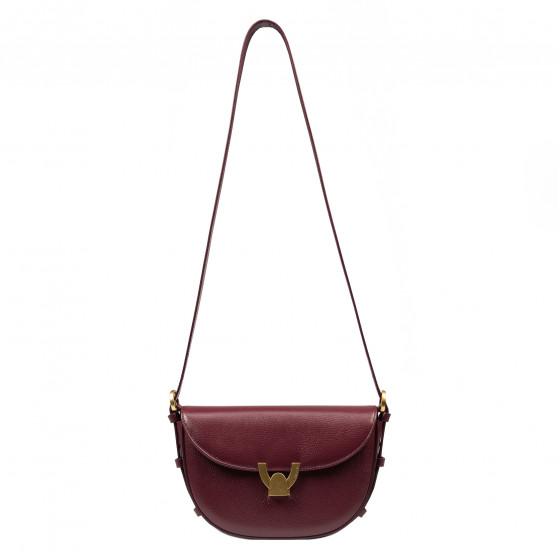Women shoulder bag 035g burgundy