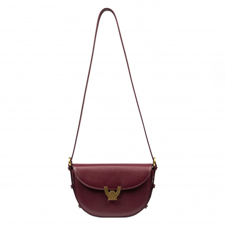 Women shoulder bag 035g burgundy