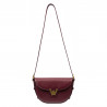 Women shoulder bag 035g burgundy