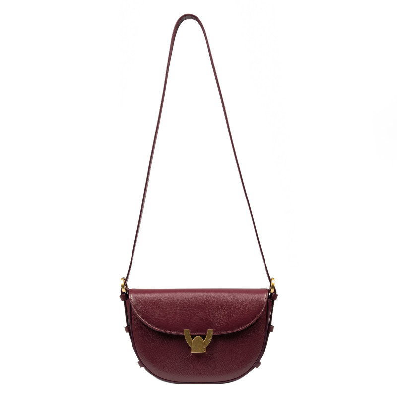 Women shoulder bag 035g burgundy