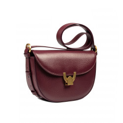 Women shoulder bag 035g burgundy