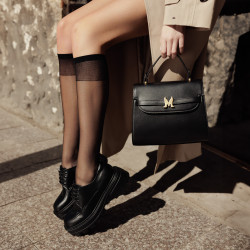 Women casual shoes 6076 black lifestyle