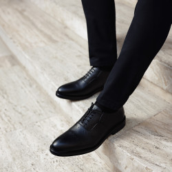 Men stylish, elegant shoes 937 black lifestyle