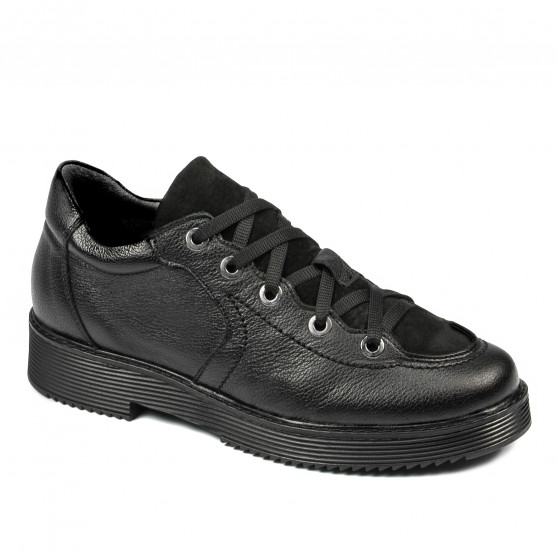 Women casual shoes 6026 black combined