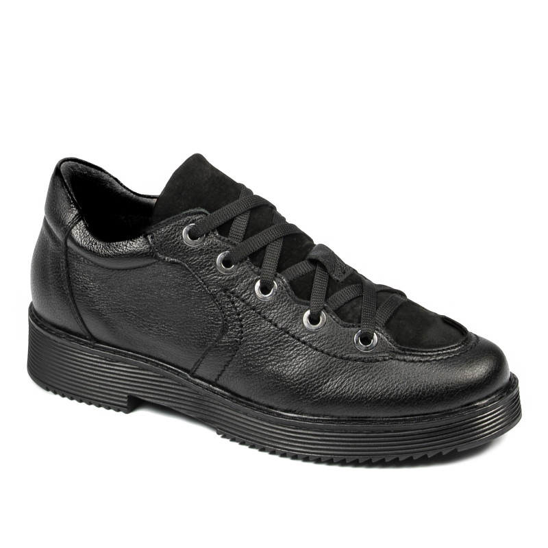 Women casual shoes 6026 black combined