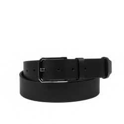 Men belt 70b black mat