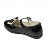 Small children shoes 51c patent black+beige