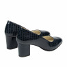 Women stylish, elegant shoes 1268 patent indigo