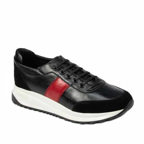 Women sport shoes 6030 black+red