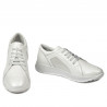 Pantofi sport/casual dama 6010 white pearl combined
