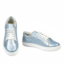 Women sport shoes 695 bleu pearl