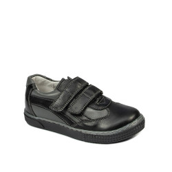Small children shoes 16c black+gray