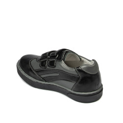 Small children shoes 16c black+gray