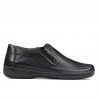 Women loafers, moccasins 6000 black